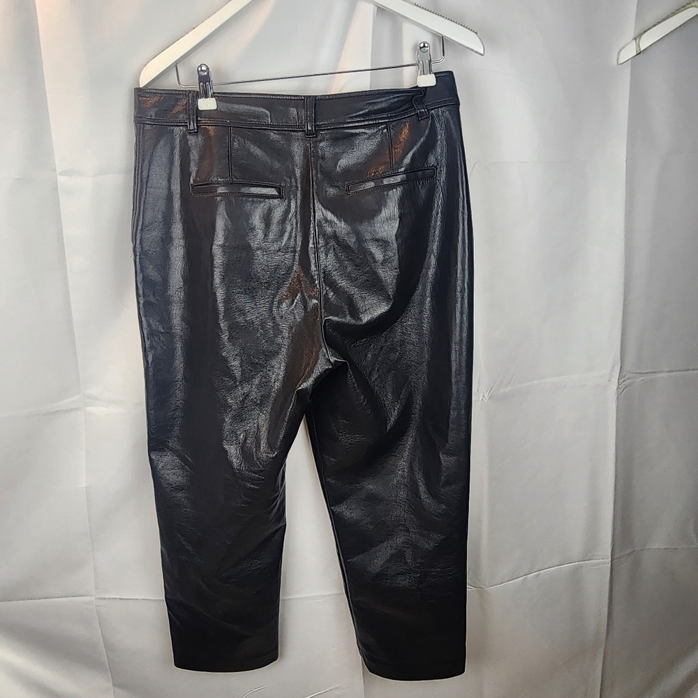 Aritzia Babaton Melina faux leather pants size 12 in EUC - Picture 11 of 15